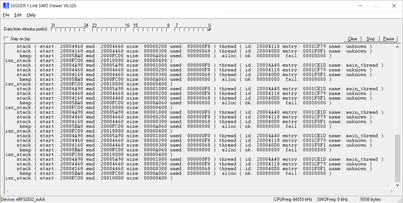 Serial Wire Output